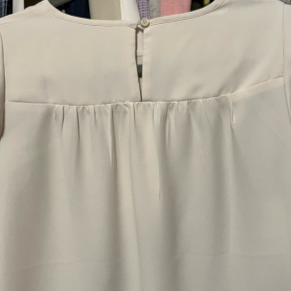 Cream Blouse with Ruffles - Picture 3 of 4